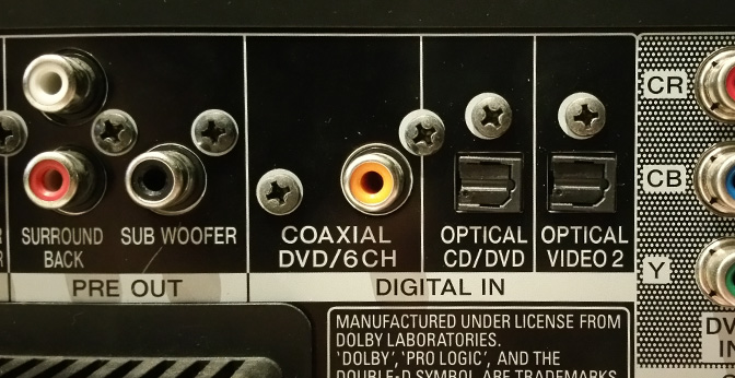 Amplifier Coaxial Input