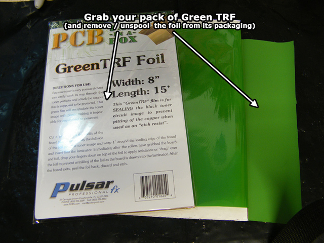 Green TRF foil