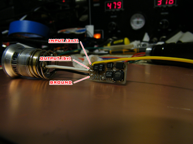 CREE module connected to the boost converter